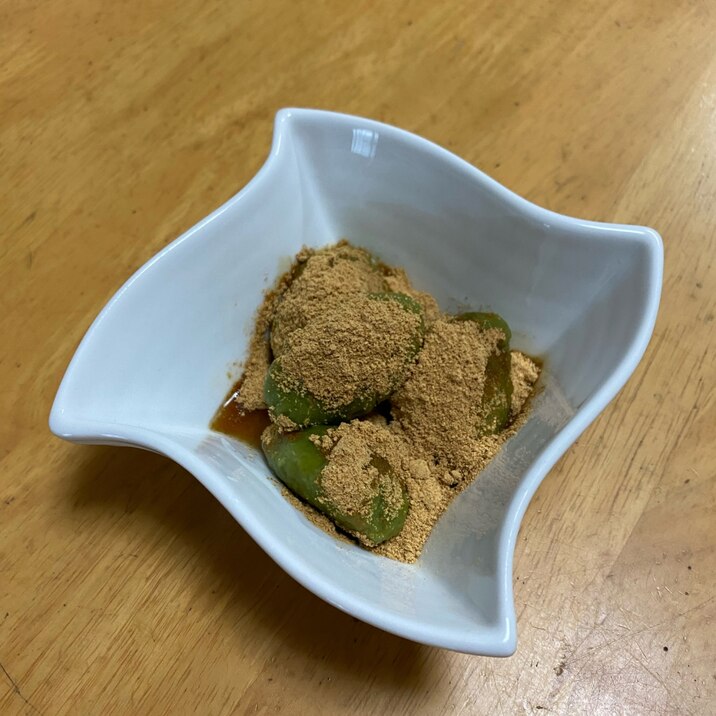 簡単モチモチ♬⭐抹茶豆腐団子⭐